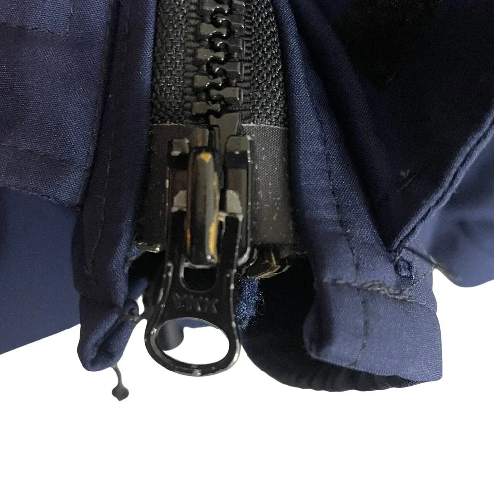 Propper L Made in‎ USA Navy Blue Gore-Tex Hooded Tactical Jacket Removable Liner